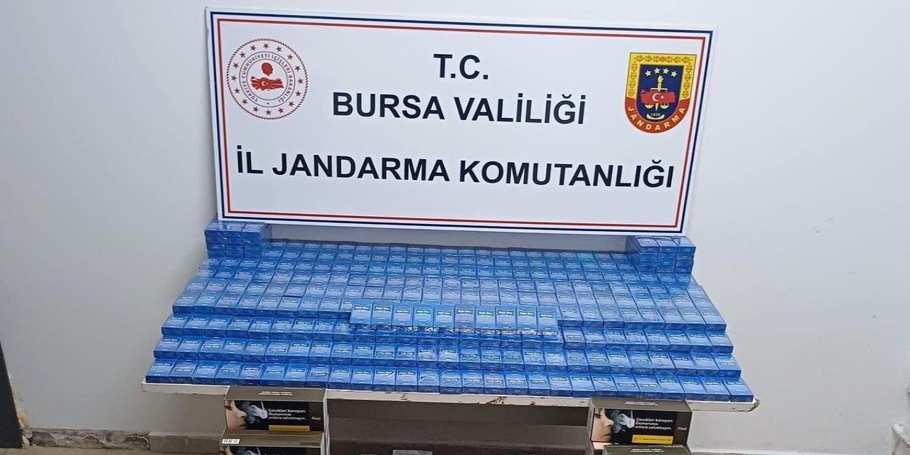 Bursa'da Kaçak Sigara Operasyonu