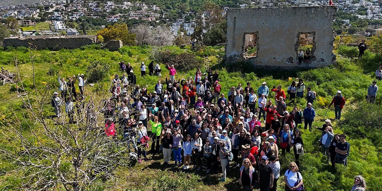 Bodrum'da Kültür ve Doğa Yürüyüşü Yapıldı
