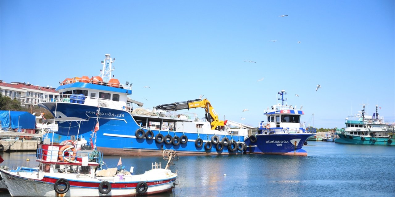 Palamudun Üzdüğü Karadenizli Balıkçıları Hamsi Mutlu Etti