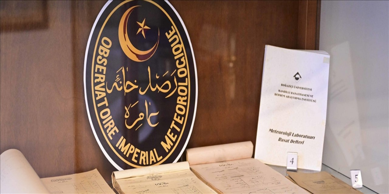 Kandilli Rasathanesi'nde 1868'den Bugüne Uzanan Meteoroloji Kayıtları Sergileniyor