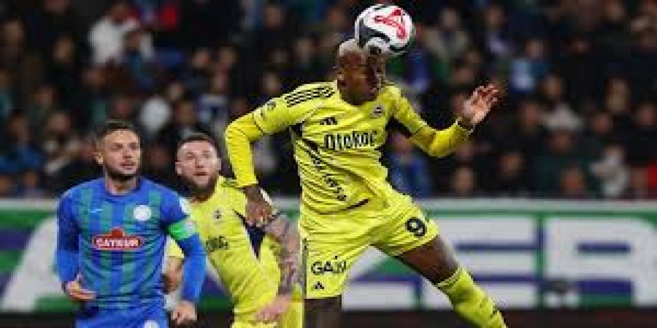 Fenerbahçe İle Çaykur Rizespor Ligde 48. Randevuda