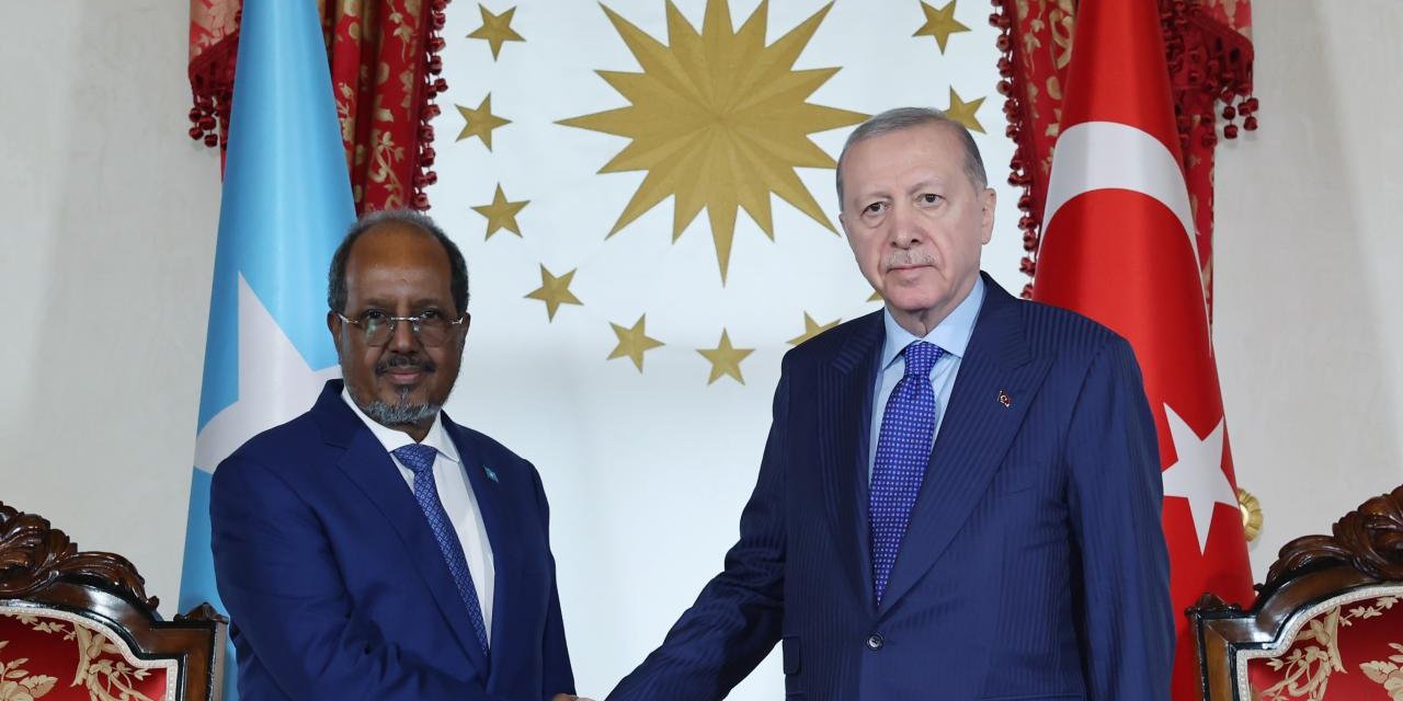 Cumhurbaşkanı Recep Tayyip Erdoğan, Somali Cumhurbaşkanı Hasan Şeyh Mahmud İle Bir Araya Geldi.