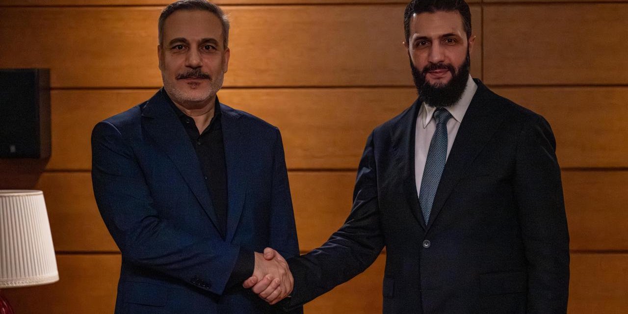 Bakan Fidan, Suriye Cumhurbaşkanı Şara İle Bir Araya Geldi