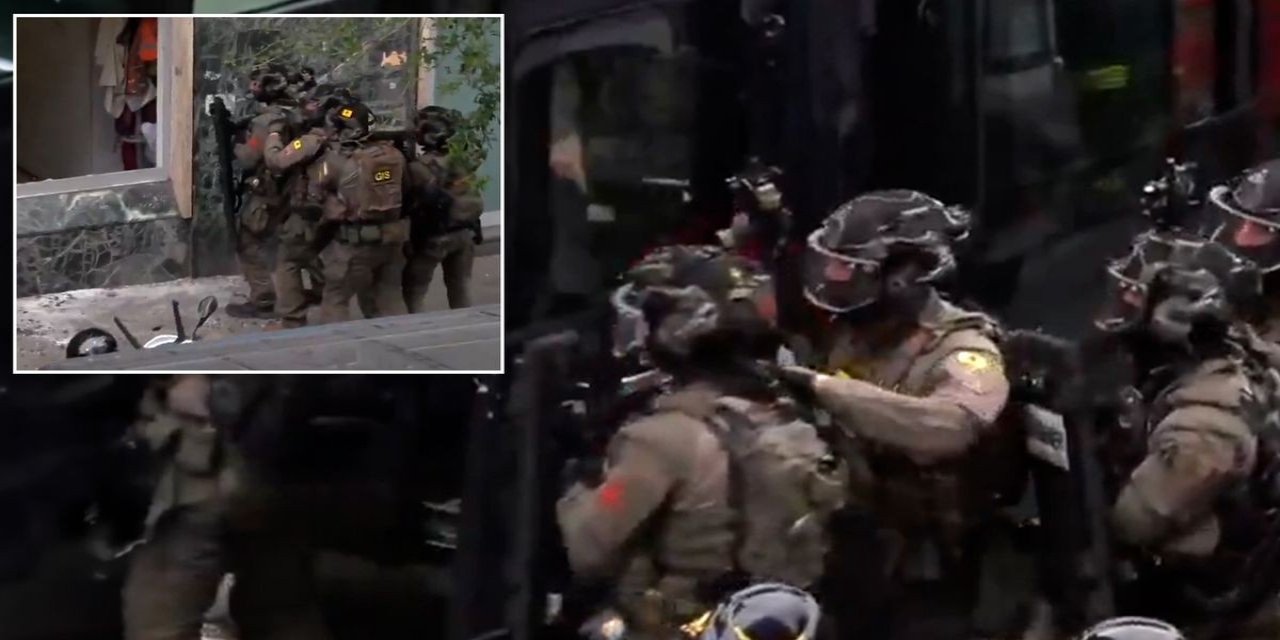 Güpegündüz Film Gibi Soygun! 25 Rehineyi Bırakırken Bakın Nasıl Kaçtılar