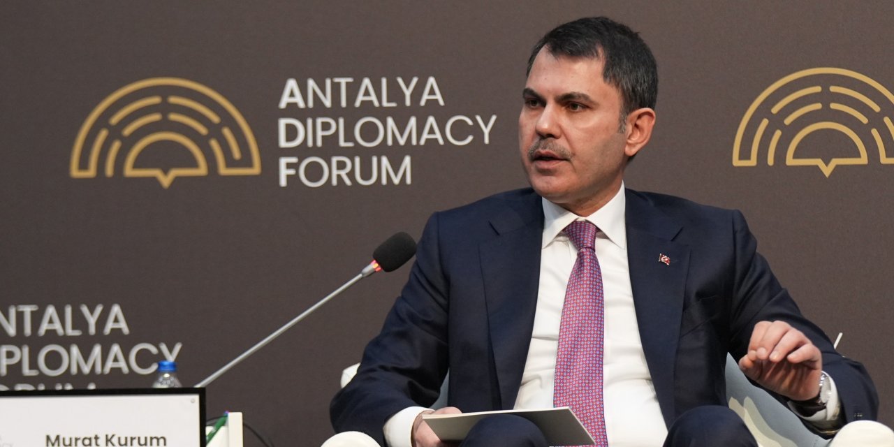 Bakan Kurum, Antalya Diplomasi Forumu'nda Açıklamalarda Bulundu: