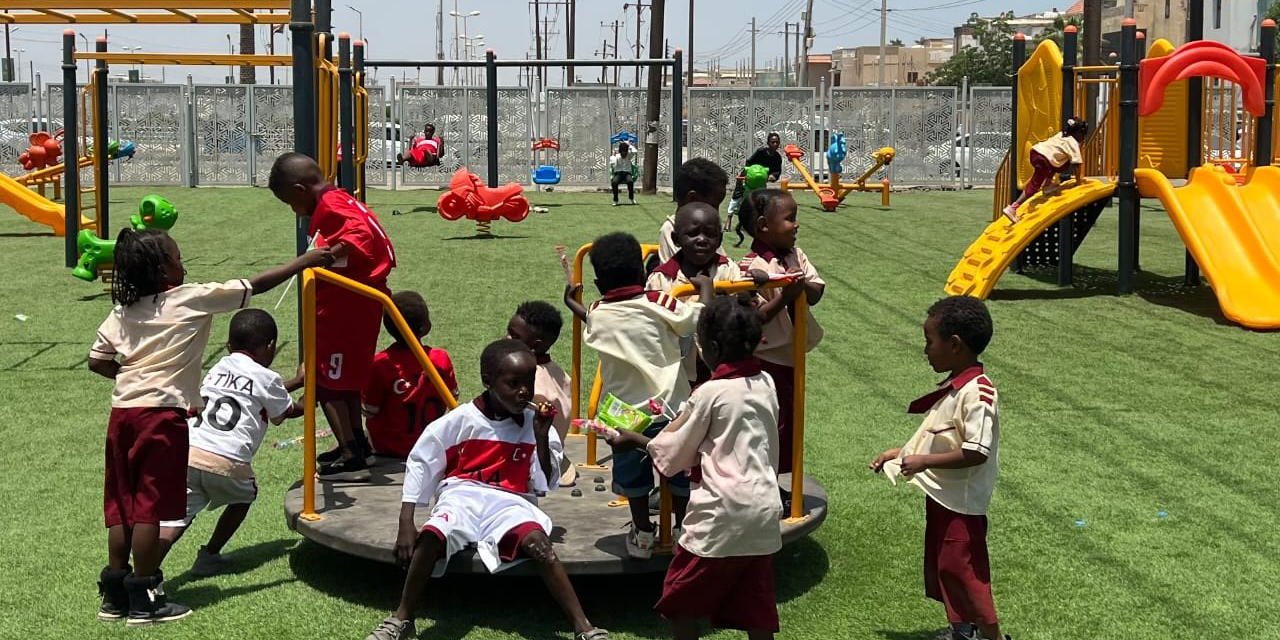 TİKA'nın Sudan'da Kurduğu Çocuk Parkı Açıldı