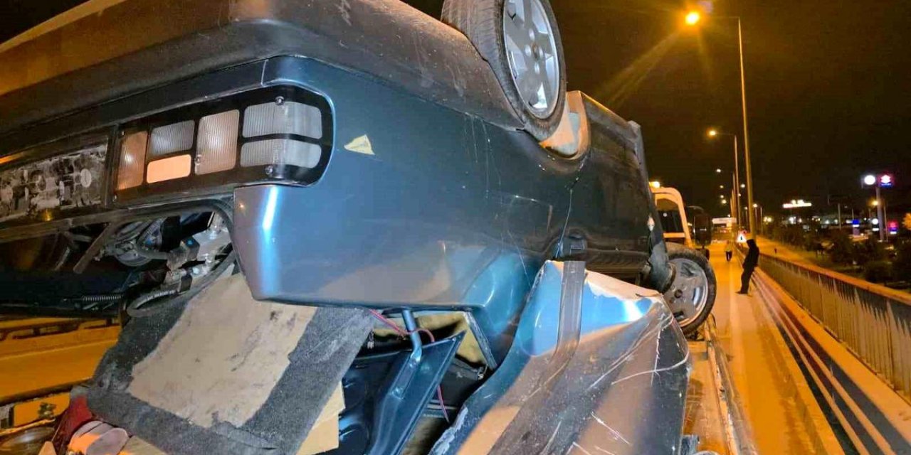 Antalya'da Takla Atan Araçta Mucize Kurtuluş