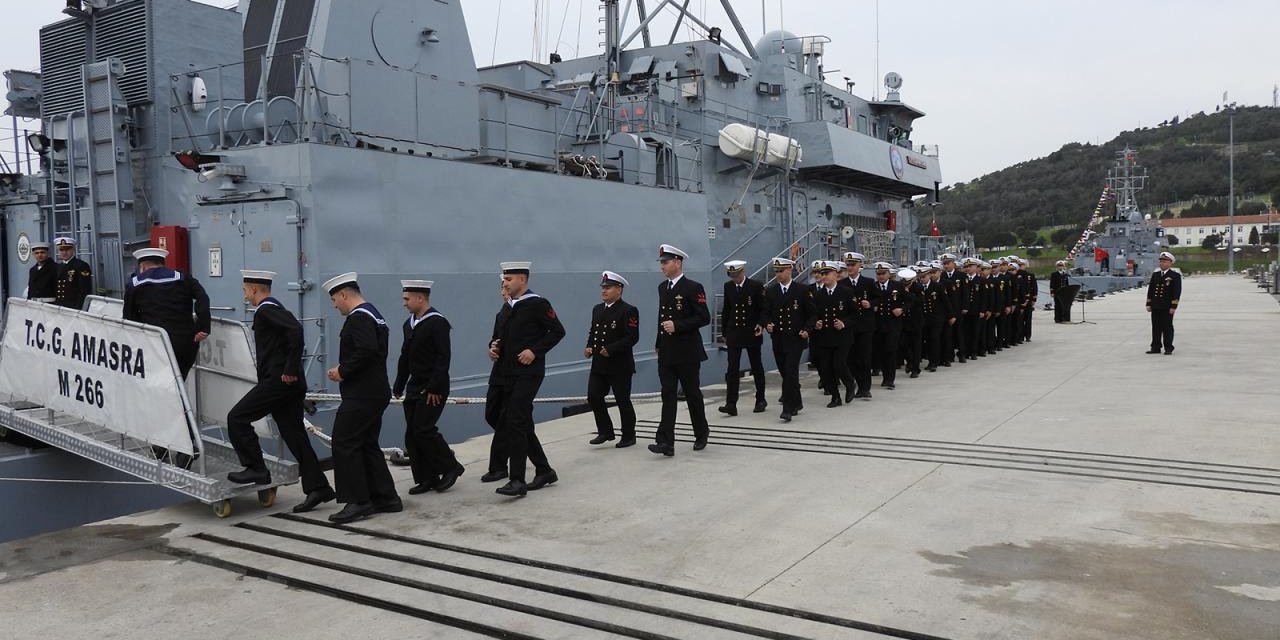 TCG Amasra Mayın Gemisi NATO Görevine Katılacak