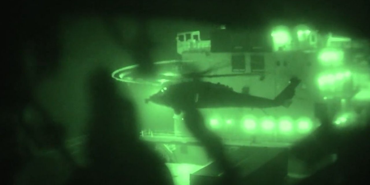 CENTCOM, İran Gemisini Ele Geçirme Operasyonunun Görüntülerini Paylaştı
