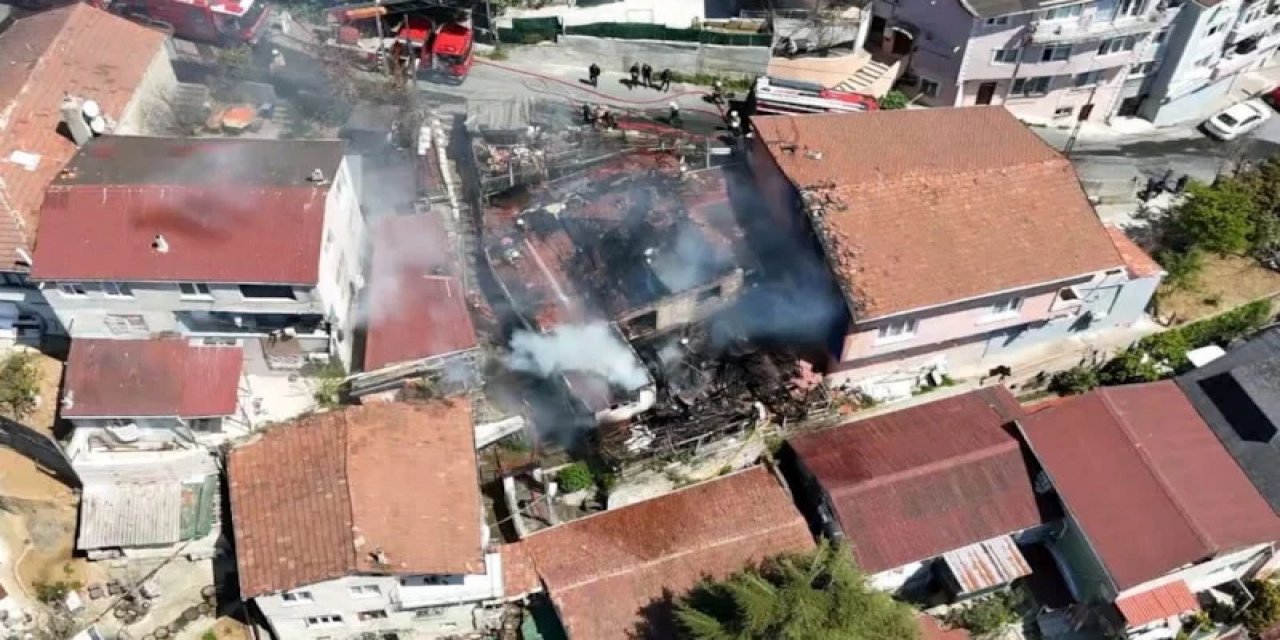 Sarıyer’de Gecekondu Yangını