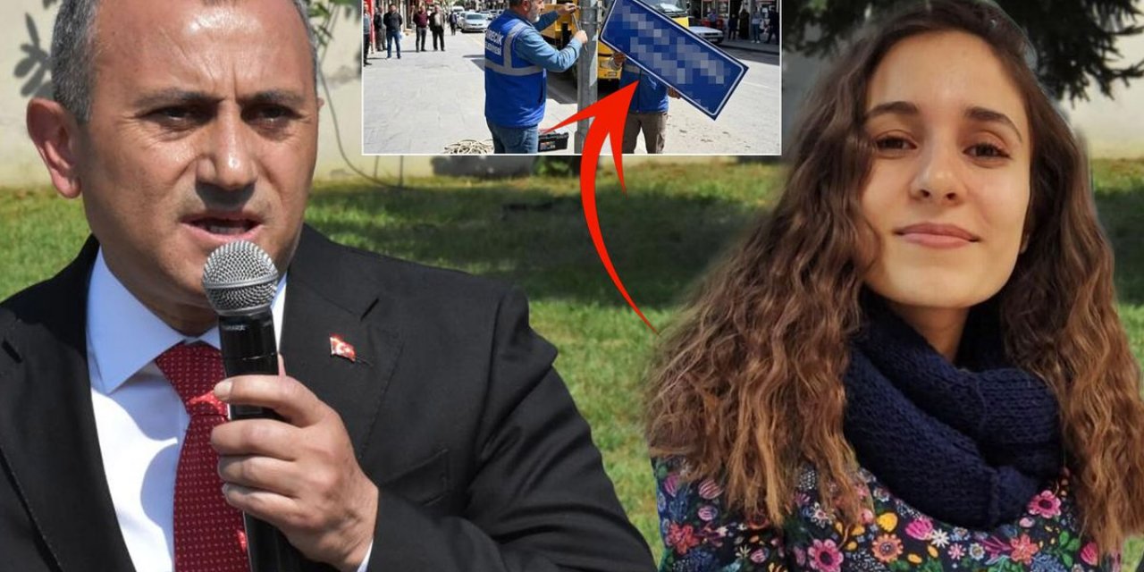 Vali Tuncay Sonel'in Adının Verildiği Sokağın Tabelası Söküldü