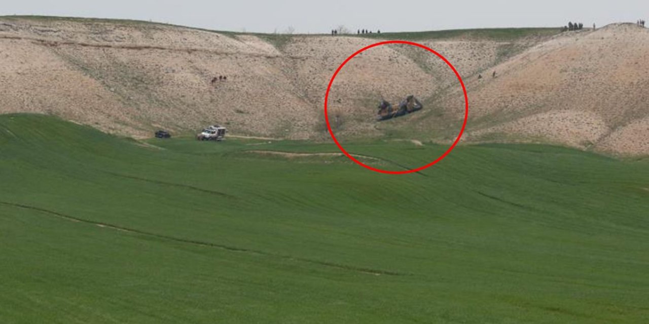 Ankara’da Düşen Helikopterden İlk Görüntü