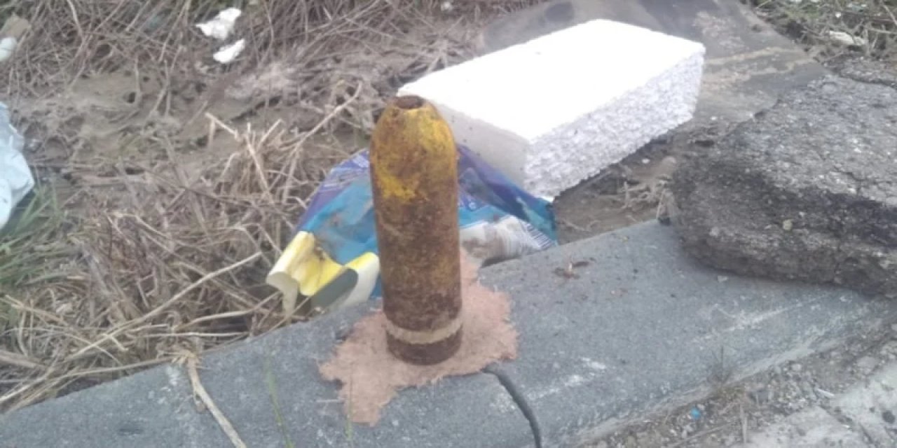 Sivas’ta Çöpte Havan Mermisi Bulundu