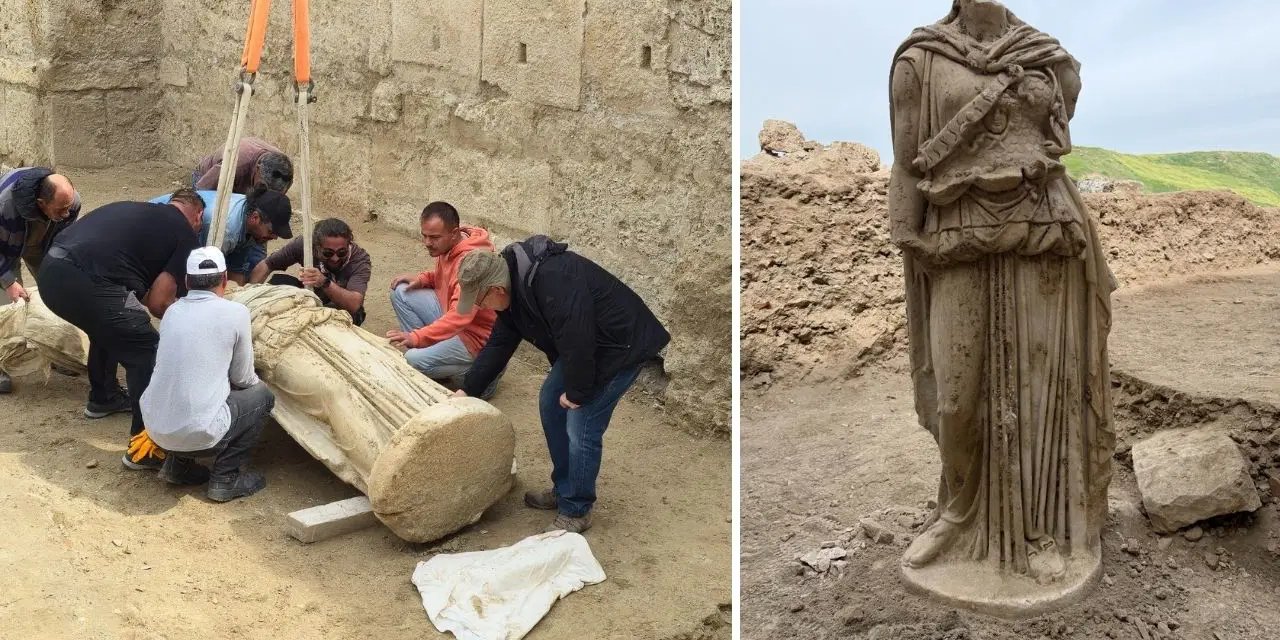 Laodikeia Antik Kenti’nde 2 Bin Yıllık Keşif: Athena Heykeli Gün Işığına Çıktı!