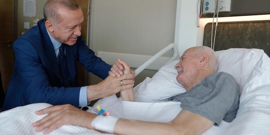 Cumhurbaşkanı Erdoğan'dan Şevket Kazan'a Ziyaret