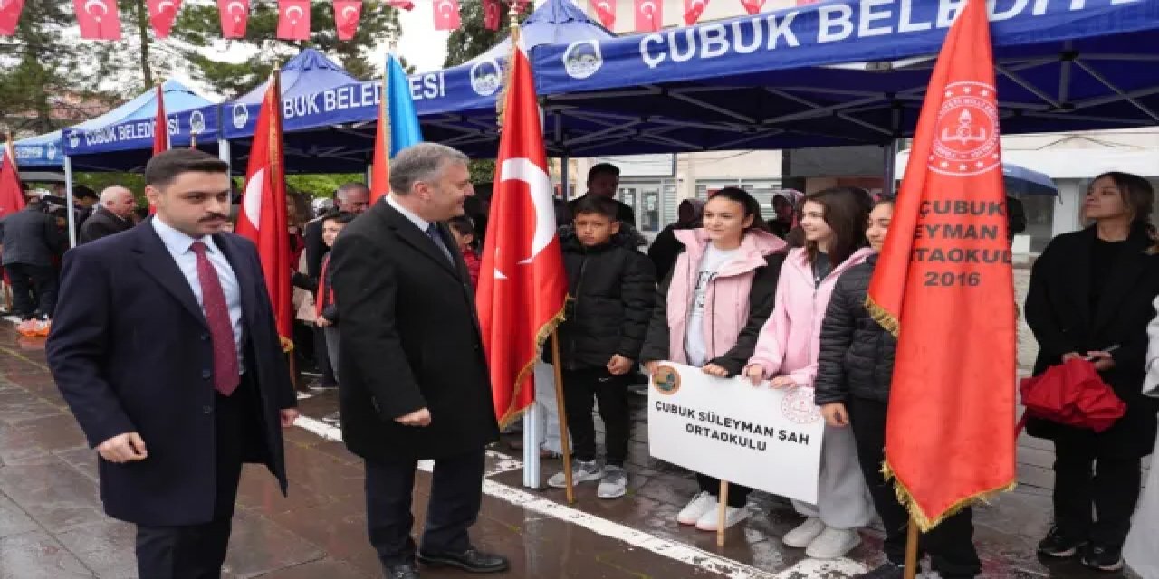 Çubuk'ta 23 Nisan Ulusal Egemenlik Ve Çocuk Bayramı Kutlandı