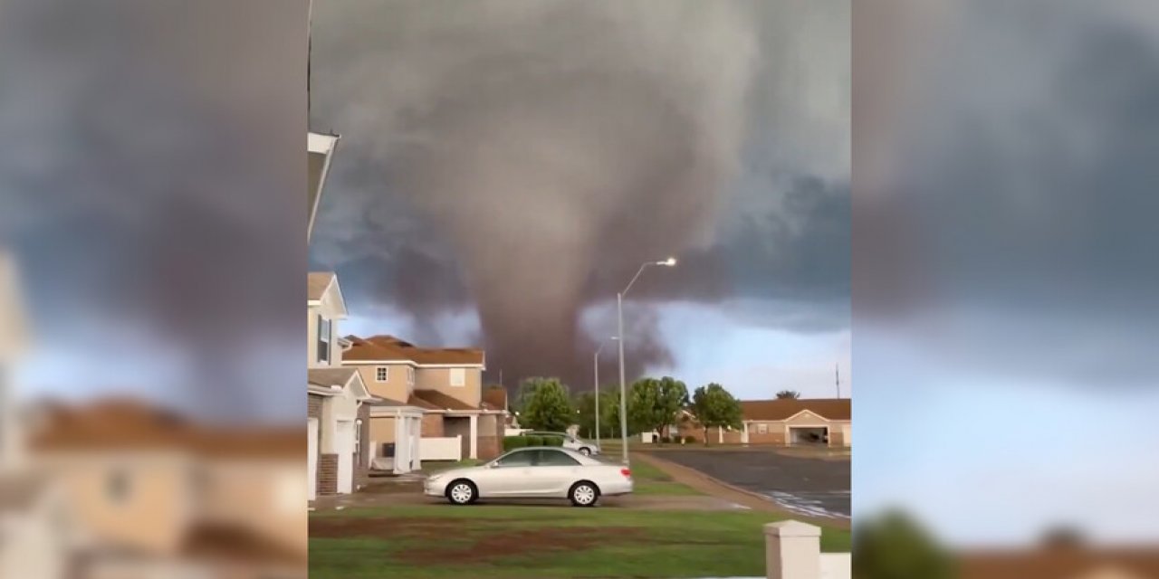 ABD'nin Oklahoma Eyaletini Hortum Vurdu
