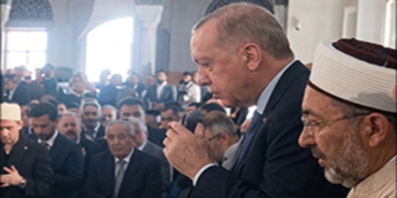 Cumhurbaşkanı Erdoğan'dan Çamlıca Camii'nde Kur'an-ı Kerim Tilaveti