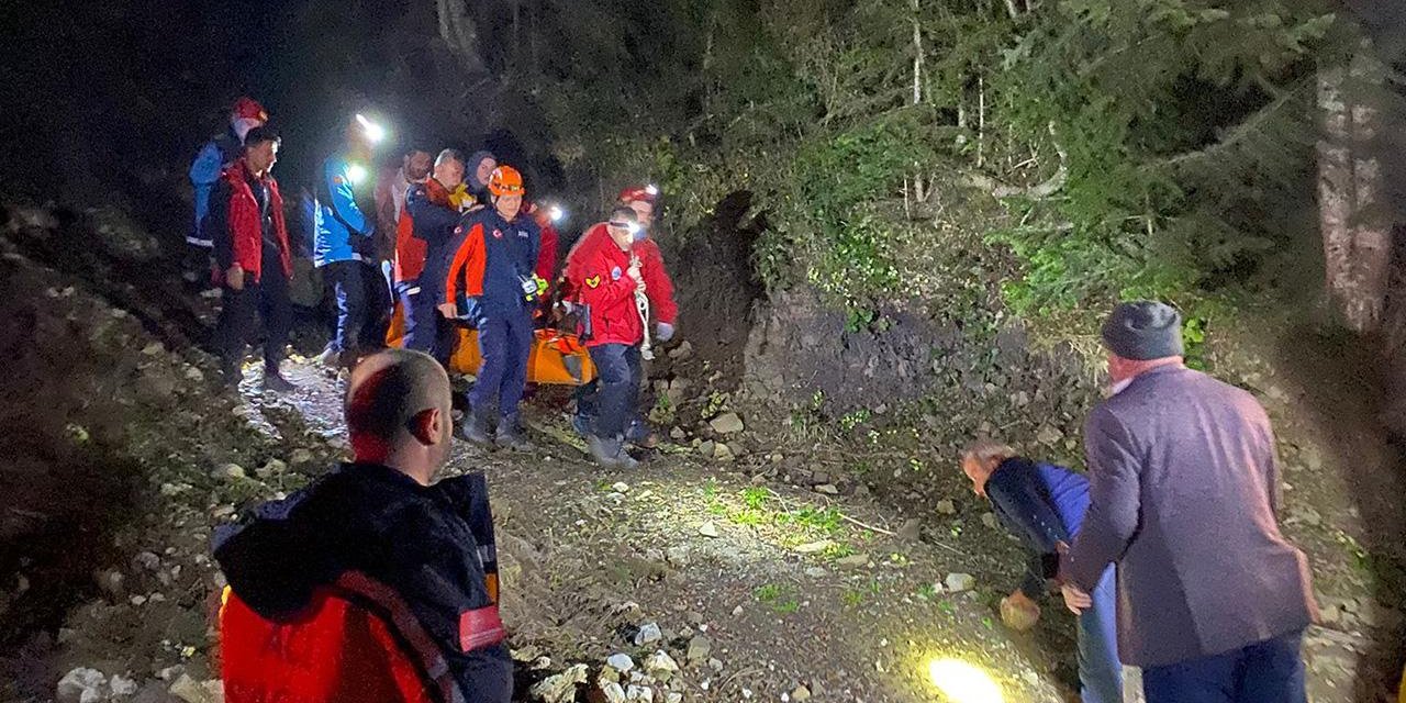30 Metrelik Uçurumdan Düştü, Ekipler Seferber Oldu
