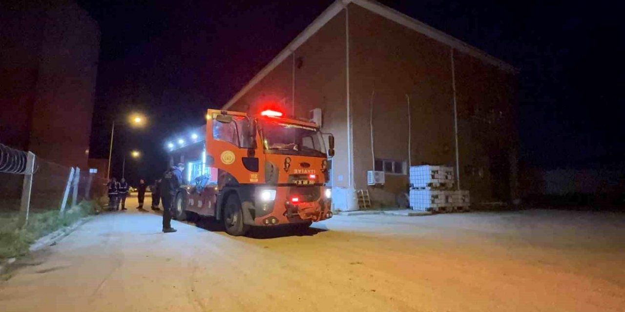 Eski Arıtma Tesisinde Yangın Paniği