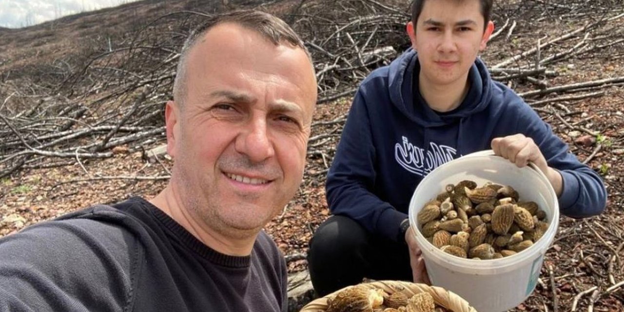 Baba ve Oğlunun Yüzünü Güldüren Mantar Avı