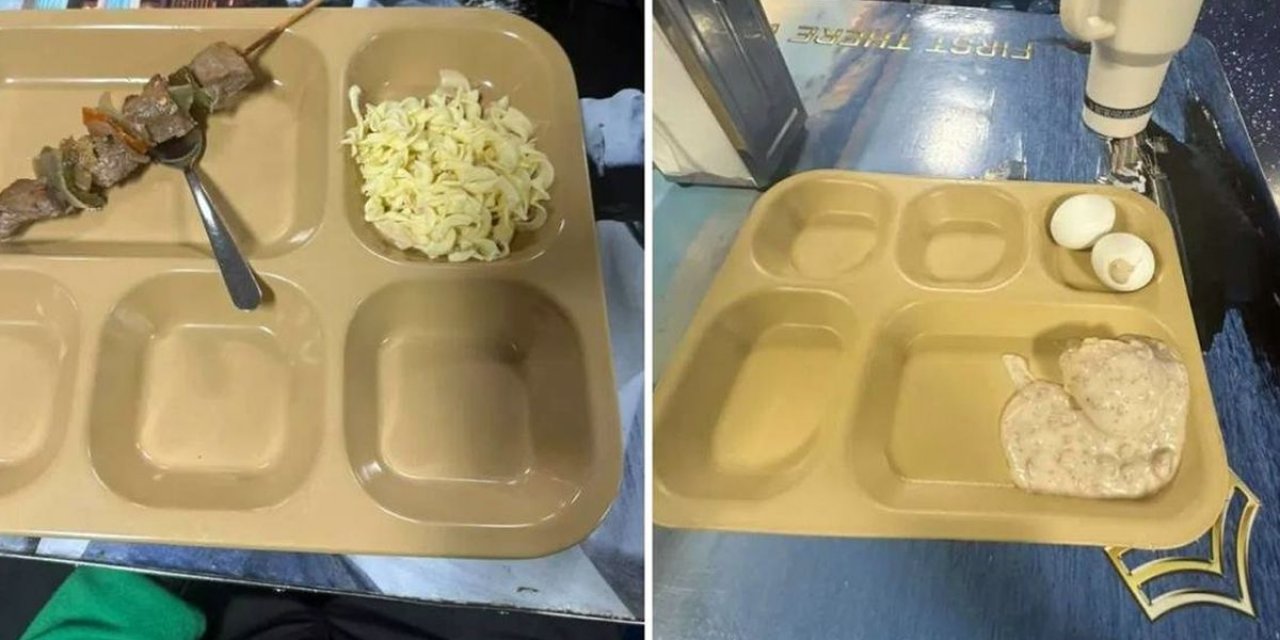 Orta Doğu'daki ABD Denizcileri, Yemeklerinin Fotoğrafını Paylaştı