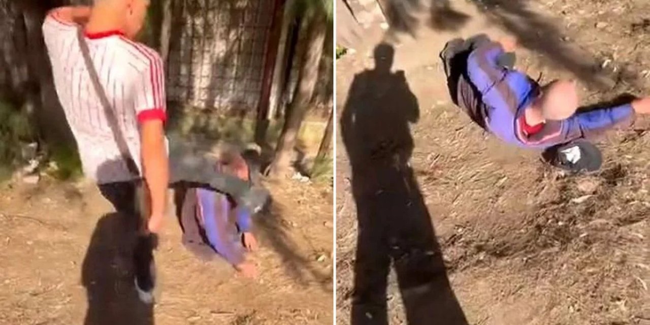 Yaşlı Adama Tekme Atan 2 Çocuk Serbest Kaldı