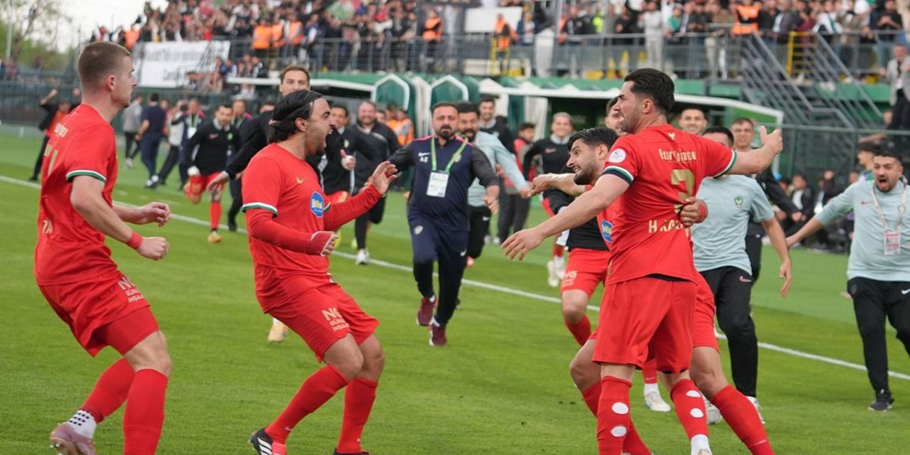 Amedspor Süper Lig'e Yükseldi