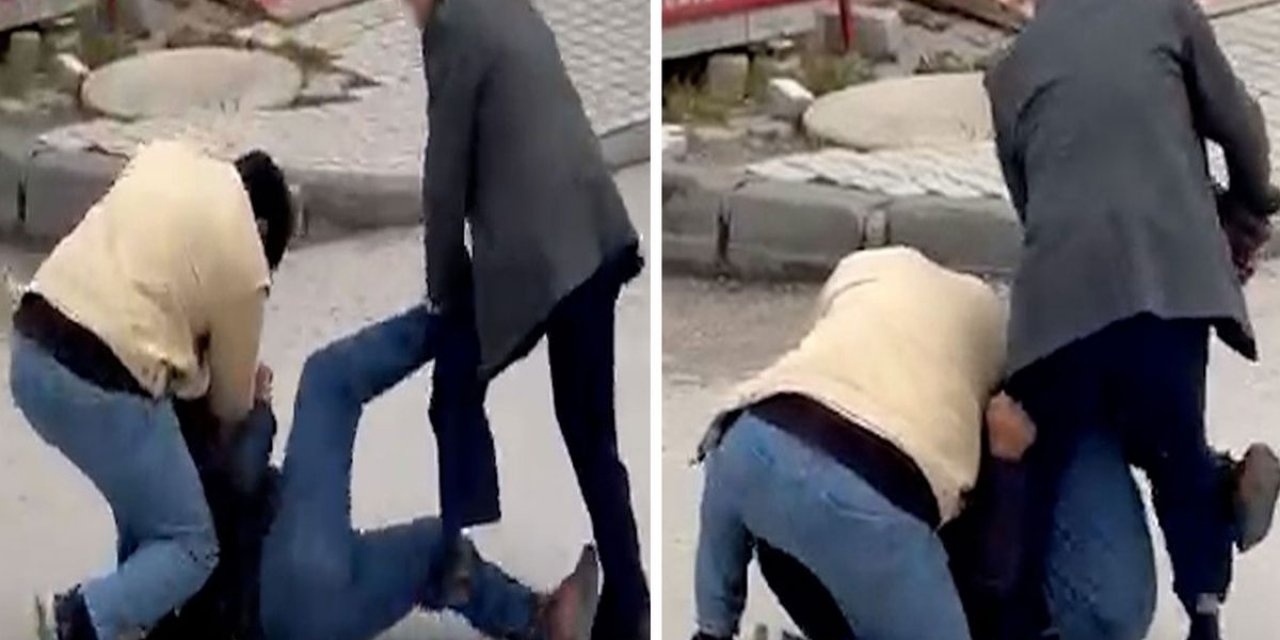 Bolu'da Sokak Ortasında Kavga