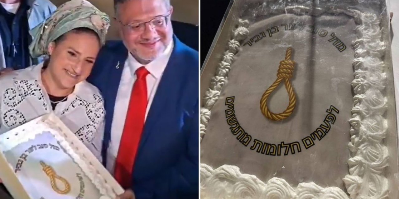 İsrailli Bakanın Doğum Gününde Skandal "Urgan" Pastası: Bazen Hayaller Gerçek Olur