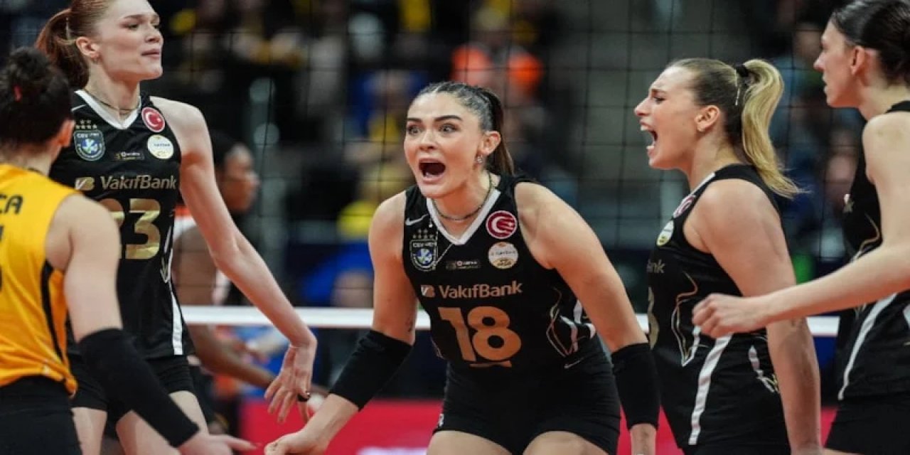 CEV Finalinde Şampiyon Vakıfbank Kadın Voleybol Takımı
