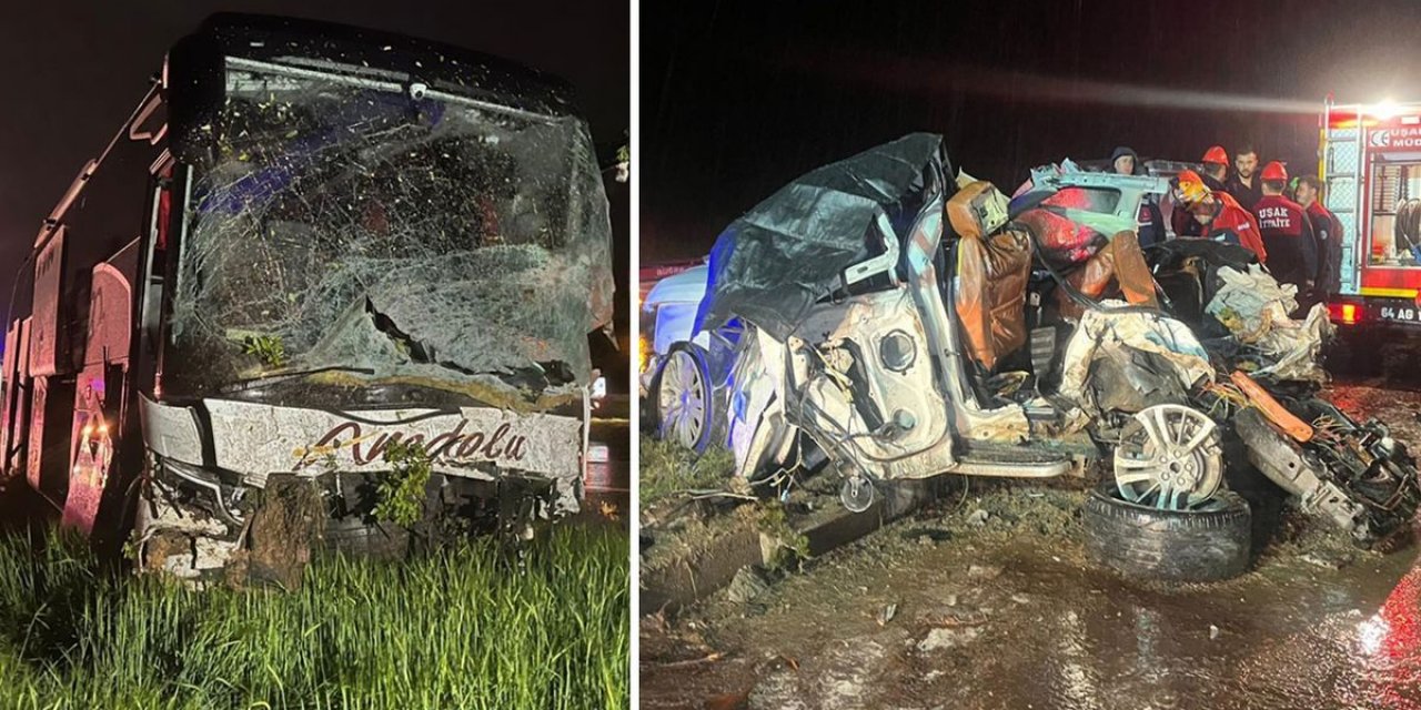 Uşak’ta 7 Aracın Karıştığı Feci Kaza: 4 Ölü, 17 Yaralı