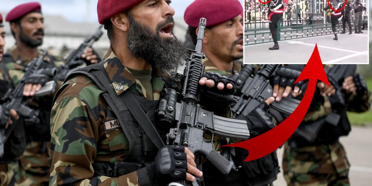 Pakistan Ordusundan Hindistan Sınırında Askeri Geçit Töreni