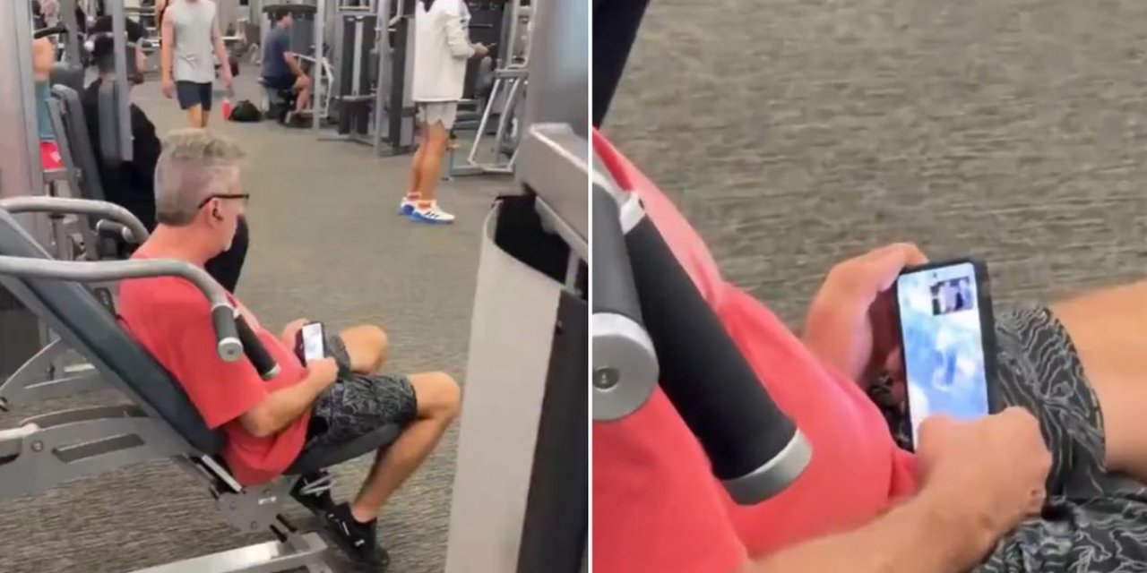 Spor Salonunda Skandal Görüntü! Kadınları Gizlice Kayda Aldı