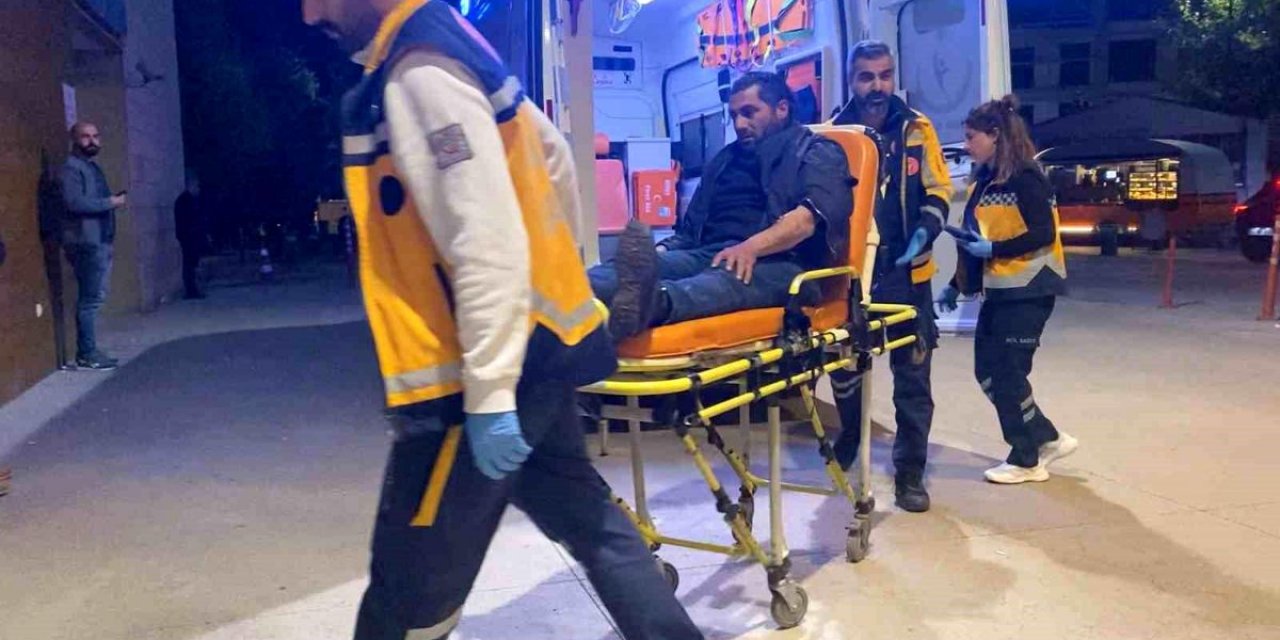 İnegöl'de Alkollü Bisikletli Kaza Yaptı
