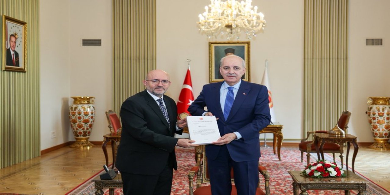 TBMM Başkanı Numan Kurtulmuş, AK Parti Burdur Milletvekili Adem Korkmaz İle Görüştü.