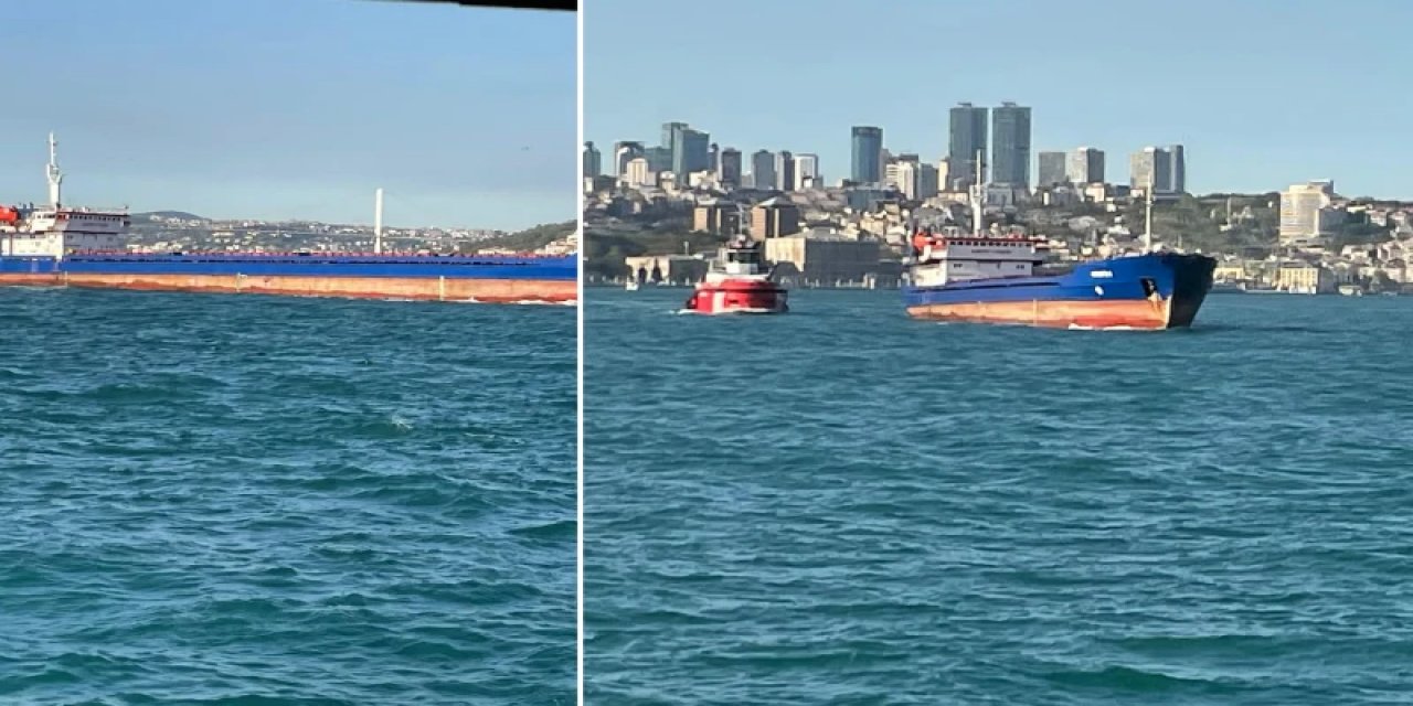 İstanbul Boğazı'nda Gemi Arızası! Trafik Askıya Alındı