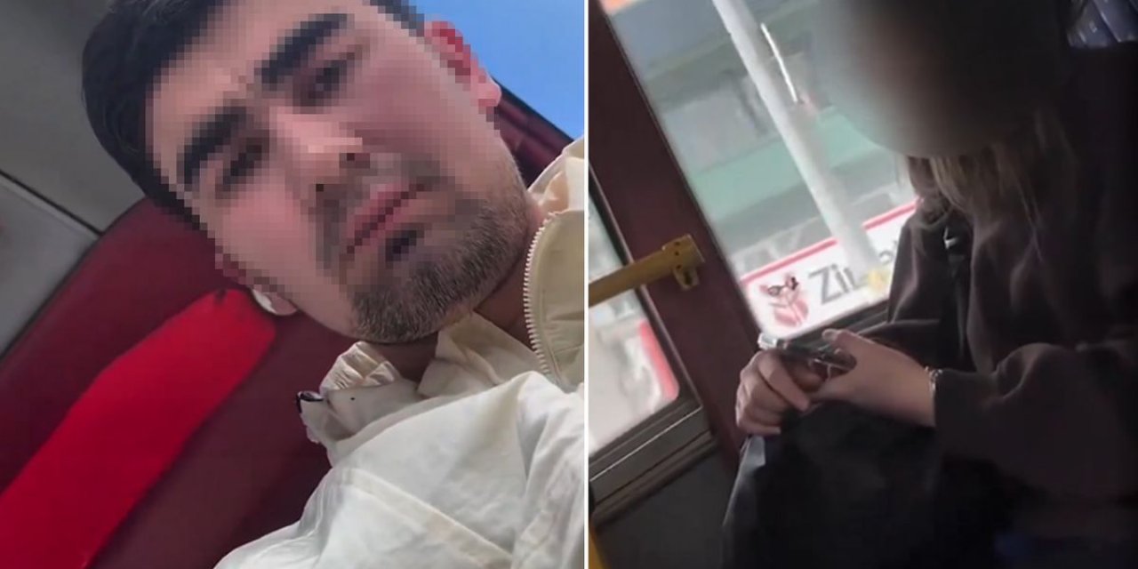 İstanbul’da Tepki Çeken Görüntü! Genç Kızı Gizlice Kayda Aldı
