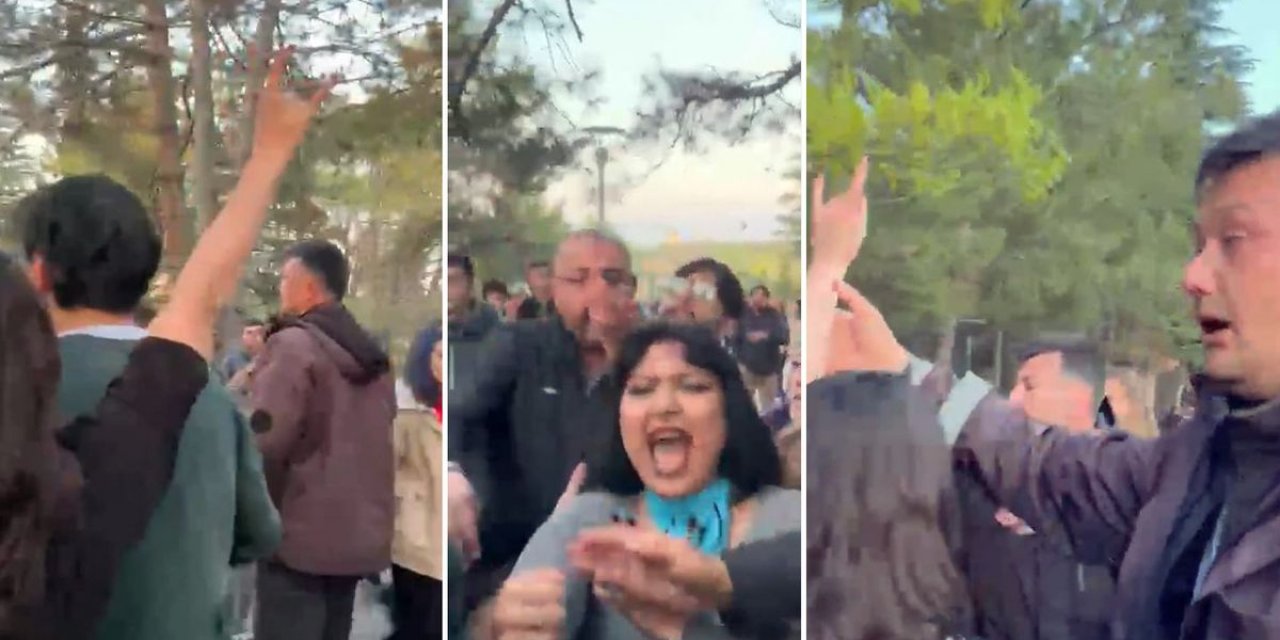 ODTÜ'den Yeni Görüntü! Genç Kız Bozkurt İşareti Yaptı, Ortalık Karıştı