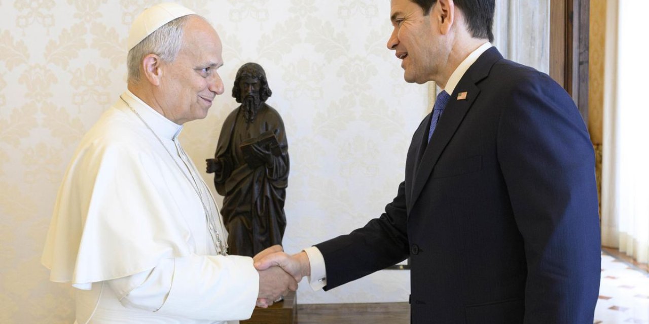 Gerilim Sonrası İlk Temas! Rubio İle Papa Vatikan'da Bir Araya Geldi
