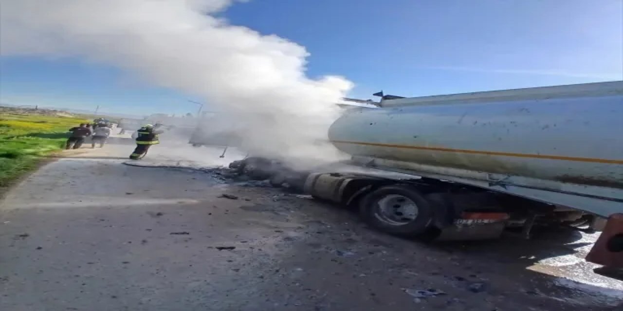 Eskişehir'de Tankerde Çıkan Yangın Söndürüldü