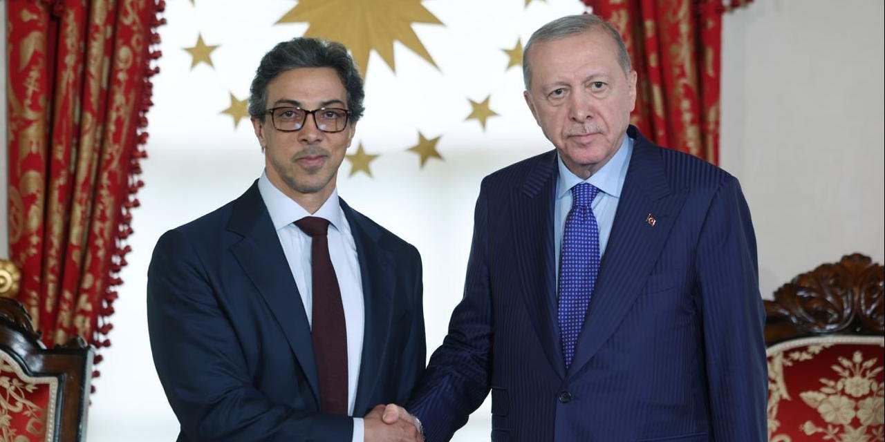 Cumhurbaşkanı Erdoğan BAE Devlet Başkan Yardımcısı Şeyh Mansur'u Kabul Etti