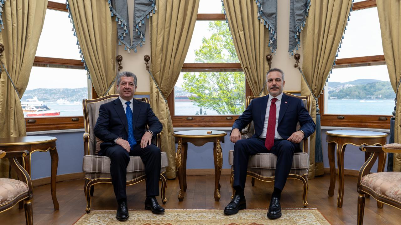 Dışişleri Bakanı Fidan IKBY Başbakanı İle Bir Araya Geldi