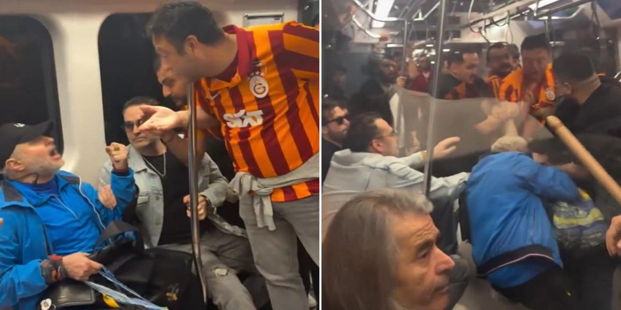 Şampiyonluk Kutlamasında Skandal! Metroda Yaşlı Adama Saldırdılar