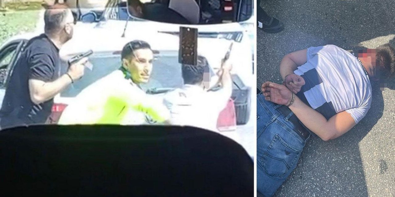 Taksiciyi Rehin Alıp, Polisle Çatışan Şahıs Yaşanan Kovalamaca Sonucu Yakalandı