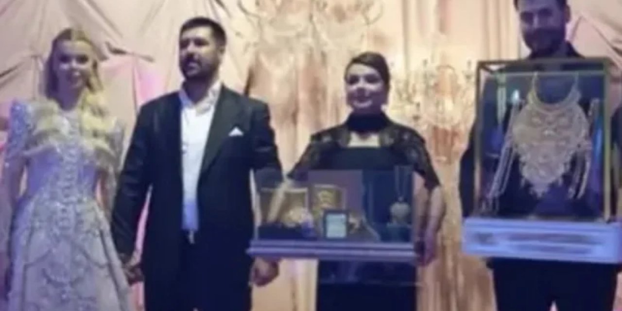 Sosyal Medya Fenomeni Çağla Öz, Nişanında Altınlarıyla Şov Yaptı