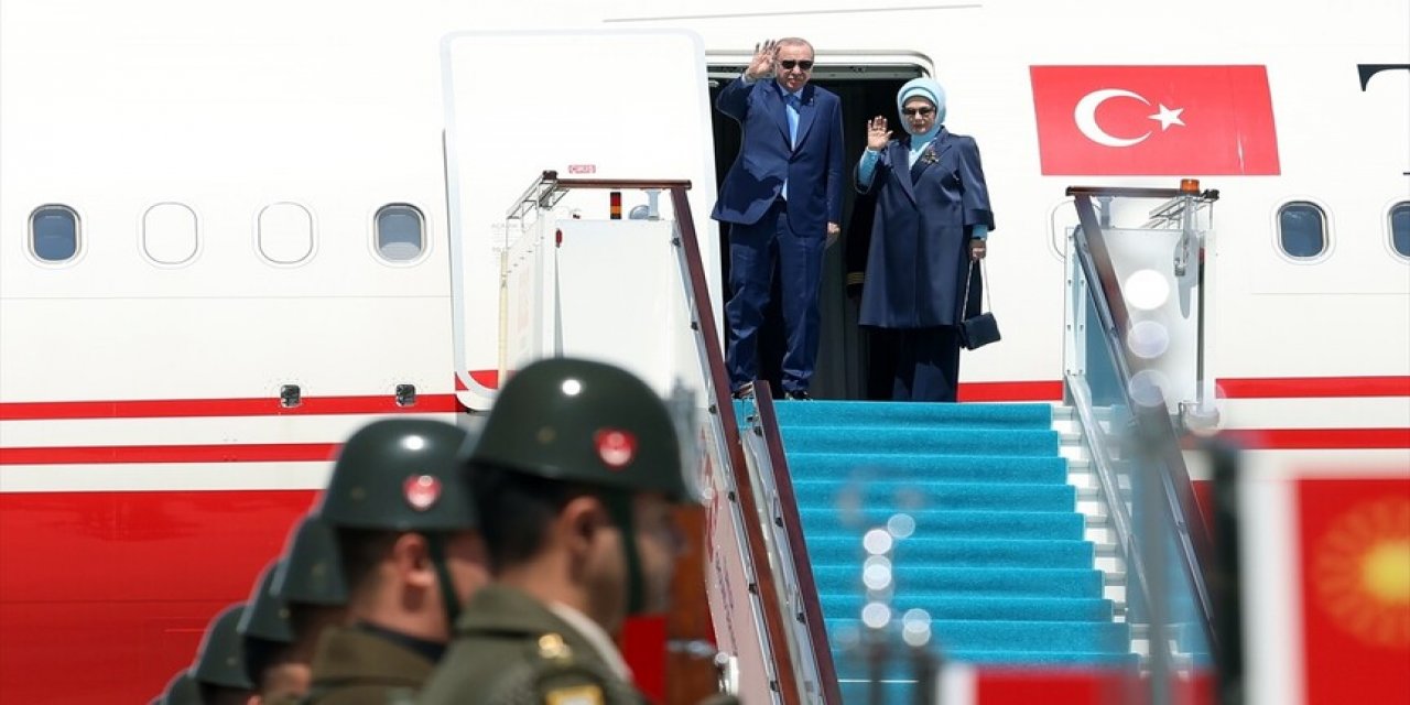 Cumhurbaşkanı Erdoğan, Kazakistan'a Gitti