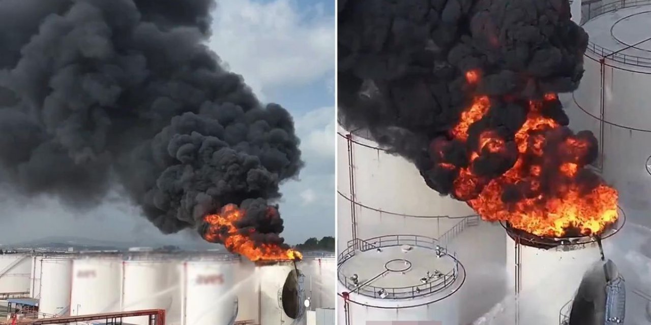Mersin'de Biyodizel Tesisinde Yangın! 1 Kişi Hayatını Kaybetti, 2 Kişi Ağır Yaralandı