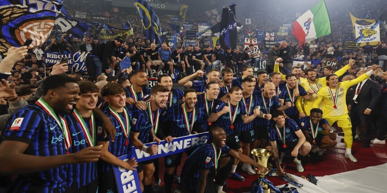 Inter, İtalya Kupası'nı Kazandı