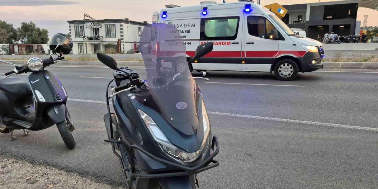 Bodrum'da Motosiklet Kazası: 2 Yaralı